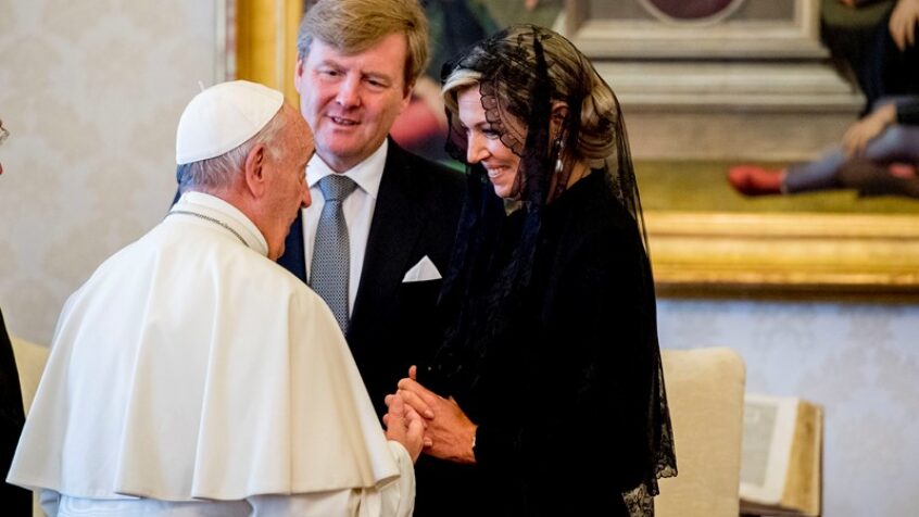 Willem-Alexander et Maxima chez le pape François