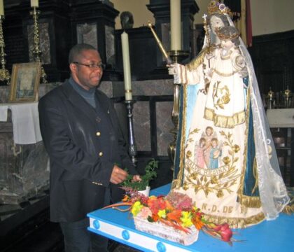 Le père Félicien, nouveau recteur du sanctuaire de Foy-Notre-Dame