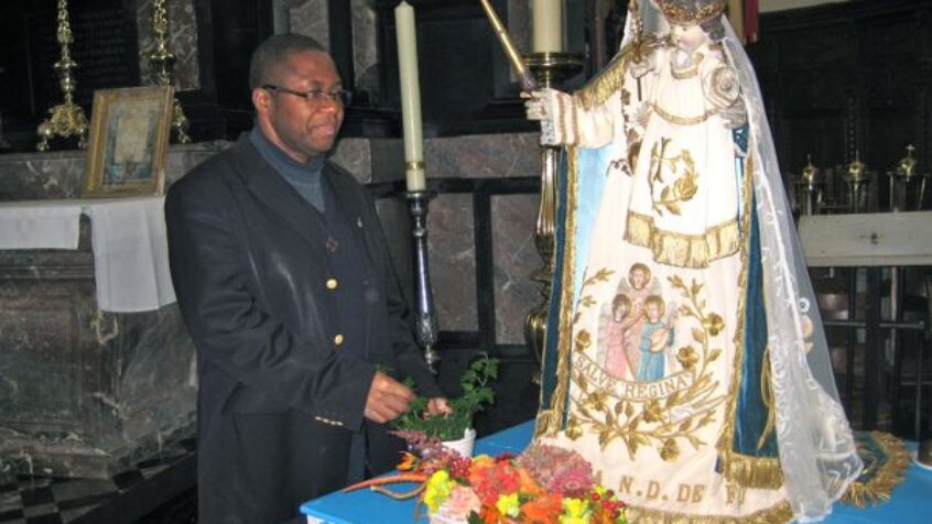 Le père Félicien, nouveau recteur du sanctuaire de Foy-Notre-Dame