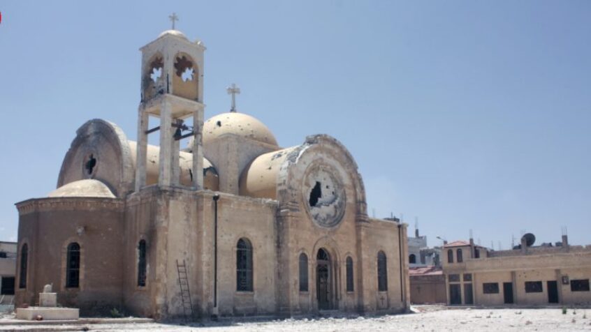 Restauration de la cathédrale de Homs