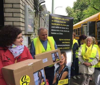 Amnesty fait sa traditionnelle tournée des ambassades