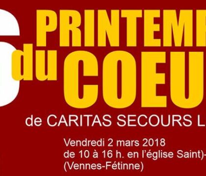 Campagne « Printemps du Cœur » de Cartias Secours Liège