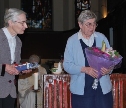 Sœur Christiane et sœur Jeanne quittent Louvranges