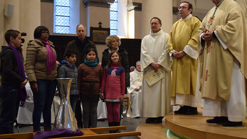 Les familles au cœur de la messe chrismale