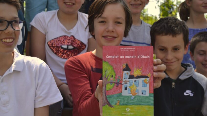 Des enfants racontent l&rsquo;histoire du manoir d&rsquo;Ohain…