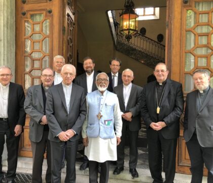 Mgr Salvadore Lobo, évêque de Barulpur (Inde) a rencontré les évêques de Belgique