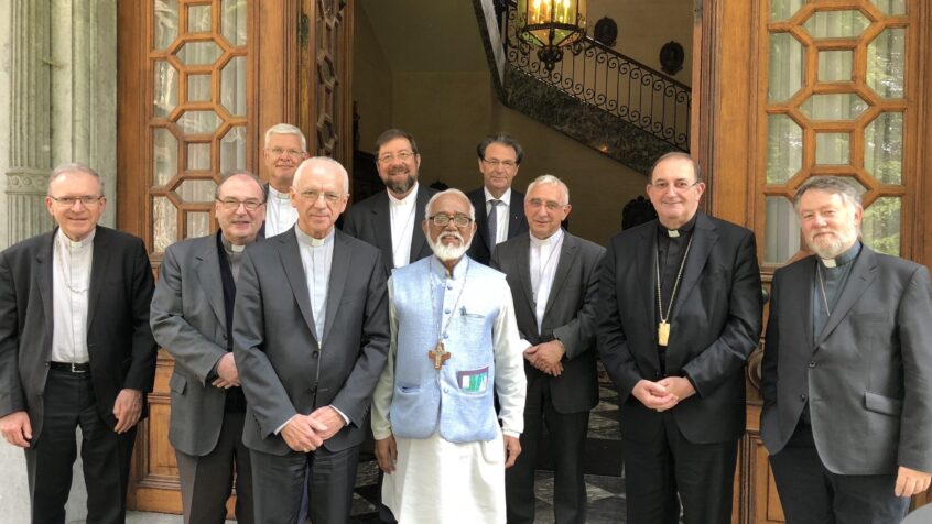 Mgr Salvadore Lobo, évêque de Barulpur (Inde) a rencontré les évêques de Belgique