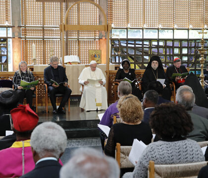 Le pape François au Conseil oecuménique des Eglises