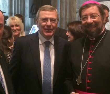 Visite de l’ambassadeur de Russie à la cathédrale de Liège