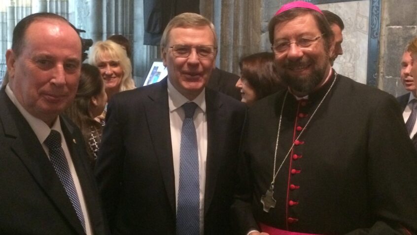 Visite de l’ambassadeur de Russie à la cathédrale de Liège