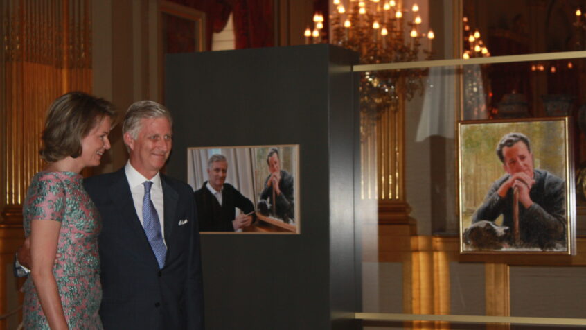 L&rsquo;hommage pictural du roi Philippe à son oncle Baudouin