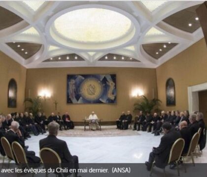 Le pape satisfait par la démarche de l&rsquo;Eglise chilienne
