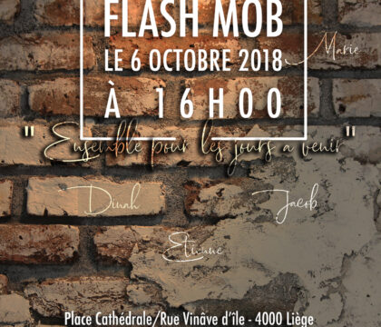 Liège: « Flash Mob » sur la place cathédrale