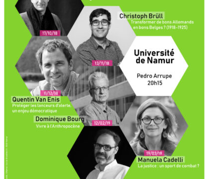 Grandes Conférences Namuroises : programme 2018-2019