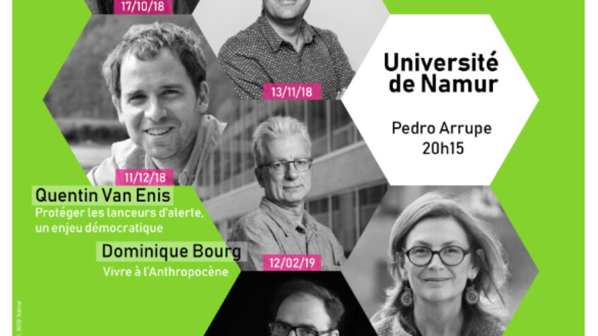 Grandes Conférences Namuroises : programme 2018-2019