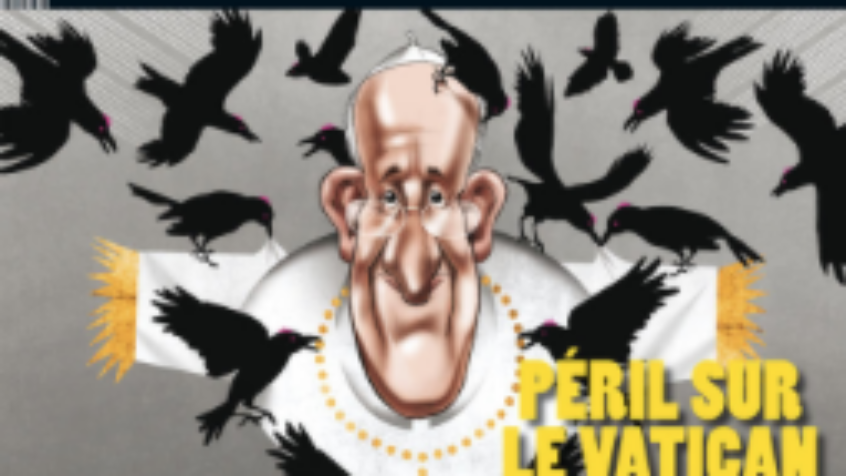 A la Une du Courrier International, « Péril sur le Vatican »