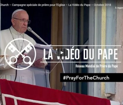Vidéo – Le pape demande de prier pour l&rsquo;Eglise