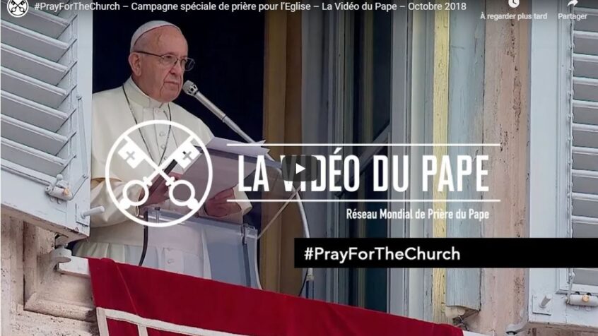 Vidéo – Le pape demande de prier pour l&rsquo;Eglise