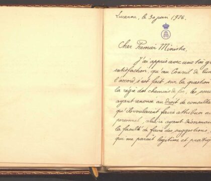 Des lettres du roi Albert Ier accessibles sur le site des Archives
