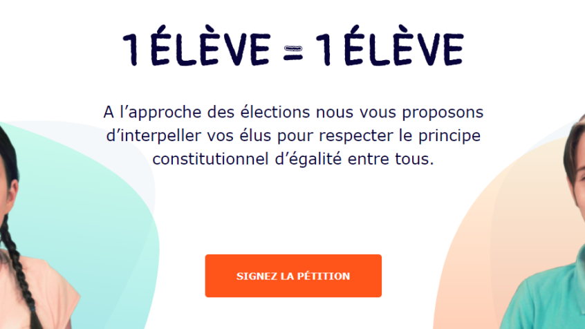 Un élève = un élève, nouvelle campagne de l&rsquo;enseignement libre