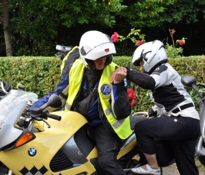Inauguration de la chapelle de la Madone des Motards