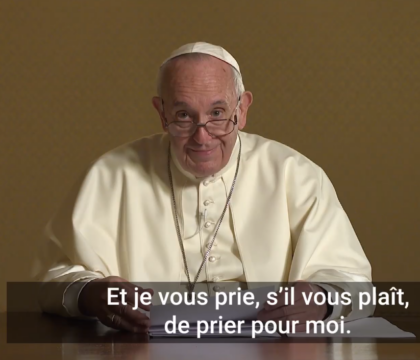 Message du pape François au peuple roumain