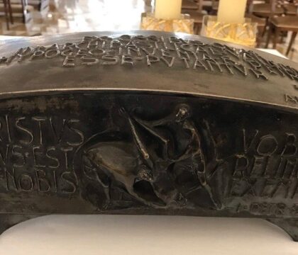 Le Pape offre une relique de saint Pierre à Bartholomée