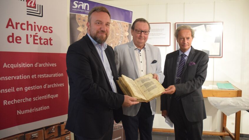 Un rare manuscrit du 13e siècle de retour à Tournai !