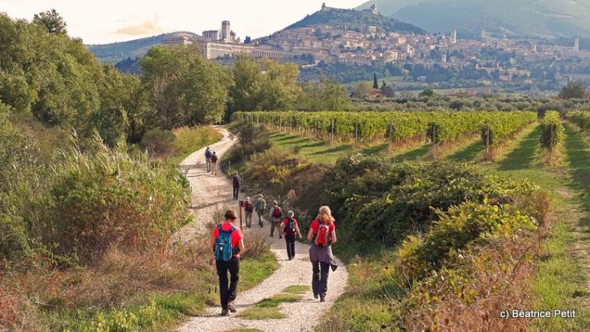 A pied sur le chemin d’Assise : des crêtes siennoises au berceau franciscain