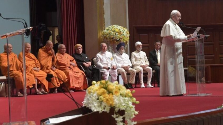 Message du pape aux leaders religieux thaïlandais