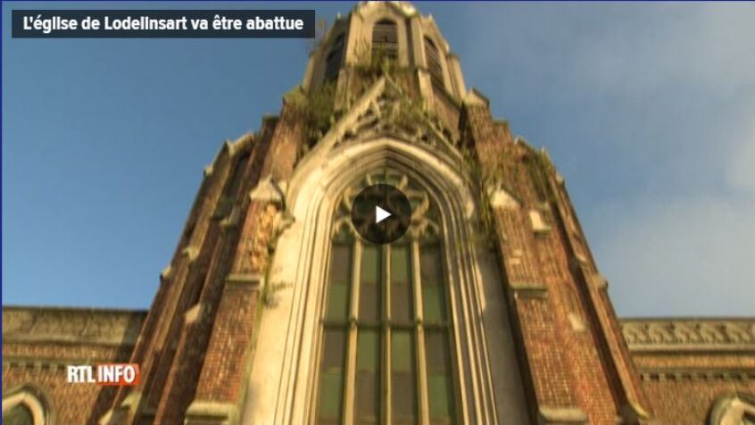 Démolition de Sainte Marie de Lodelinsart : quelques précisions utiles