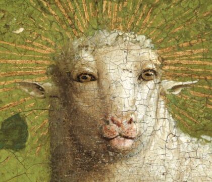 « Me voici, comme un agneau, ecce homo ». L’Agneau mystique de Van Eyck