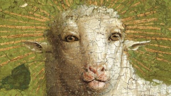 « Me voici, comme un agneau, ecce homo ». L’Agneau mystique de Van Eyck