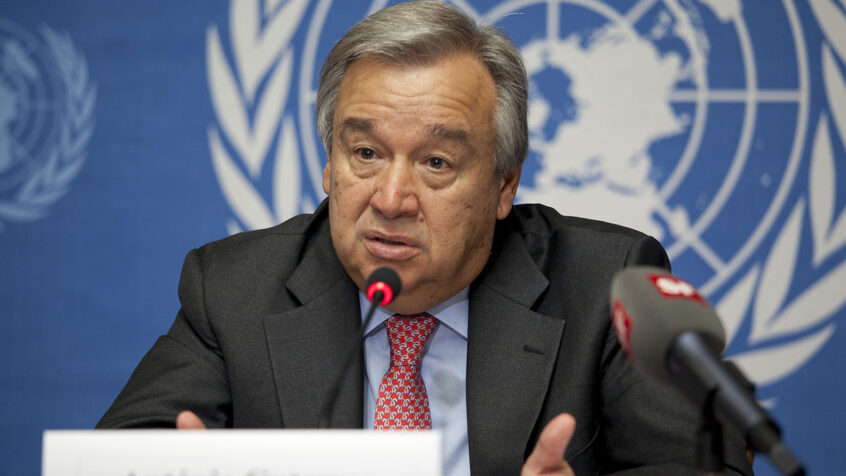 Le Secrétaire général de l&rsquo;ONU : le Pape François nous aide à promouvoir la paix