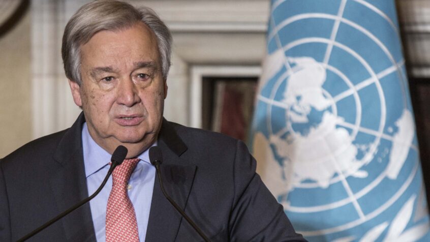 Le Secrétaire général de l&rsquo;ONU : « le pape François nous aide à promouvoir la paix »