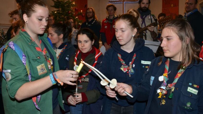 La flamme de Bethléem est bien arrivée en Belgique
