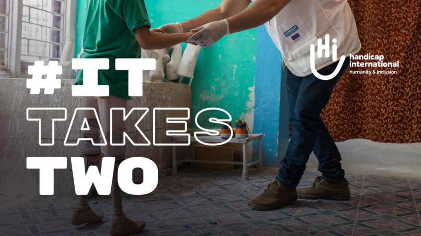 #ItTakesTwo: la nouvelle campagne de Handicap International