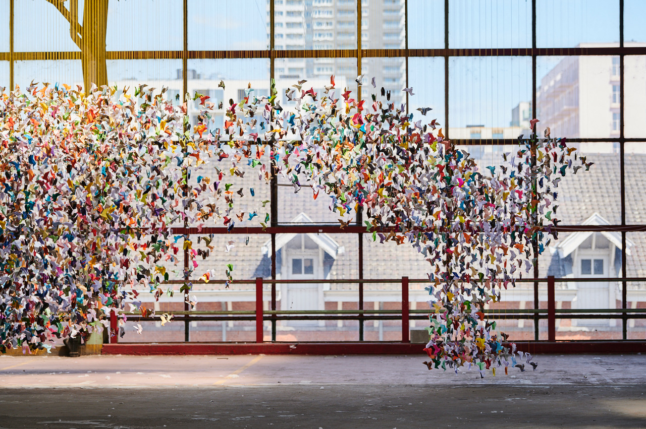 Oeuvre de Charles Kaisin "Origami For Life"