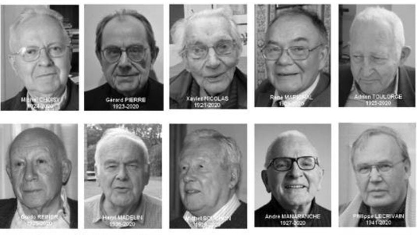 Hommage aux jésuites décédés pendant le confinement