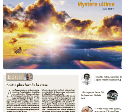 Sommaire du journal Dimanche n°37 du 18 octobre 2020