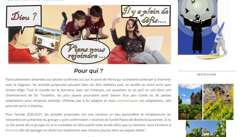 A Braine le Comte, des jeunes chrétiens 2.0