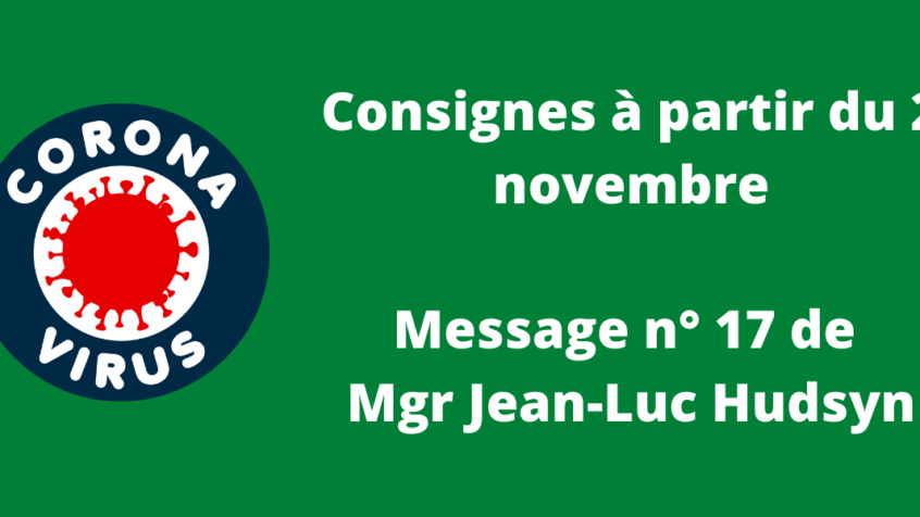 Reconfinement – Message de Mgr Hudsyn