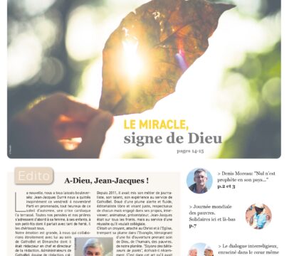 Sommaire du journal Dimanche n°41 du 15 novembre 2020