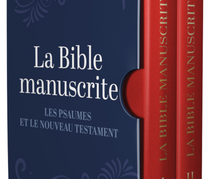 Fruit du confinement, la &#8220;Bible manuscrite&#8221; est désormais disponible
