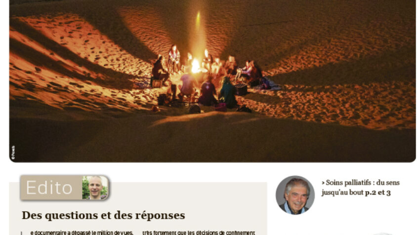 Sommaire du journal Dimanche n°8 du 21 février 2021