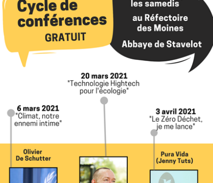 Cycle de conférences à l&rsquo;Abbaye de Stavelot