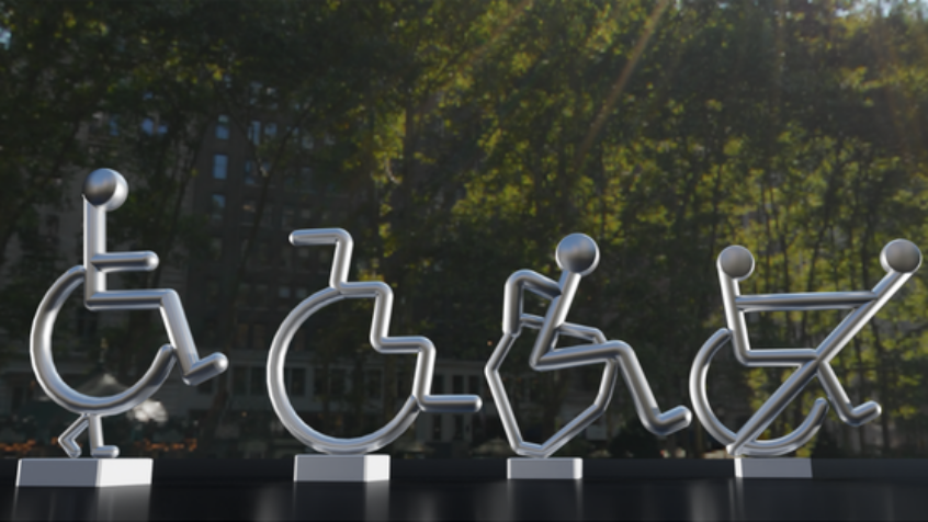 Des sculptures en faveur de l&rsquo;inclusion des personnes handicapées