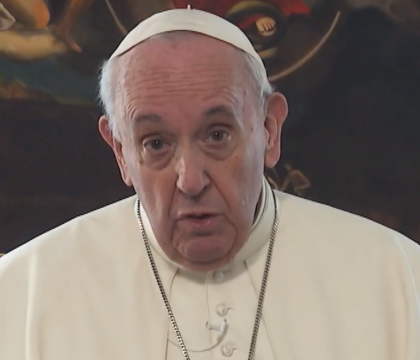 La vidéo du Pape pour un style de vie écologiquement durable