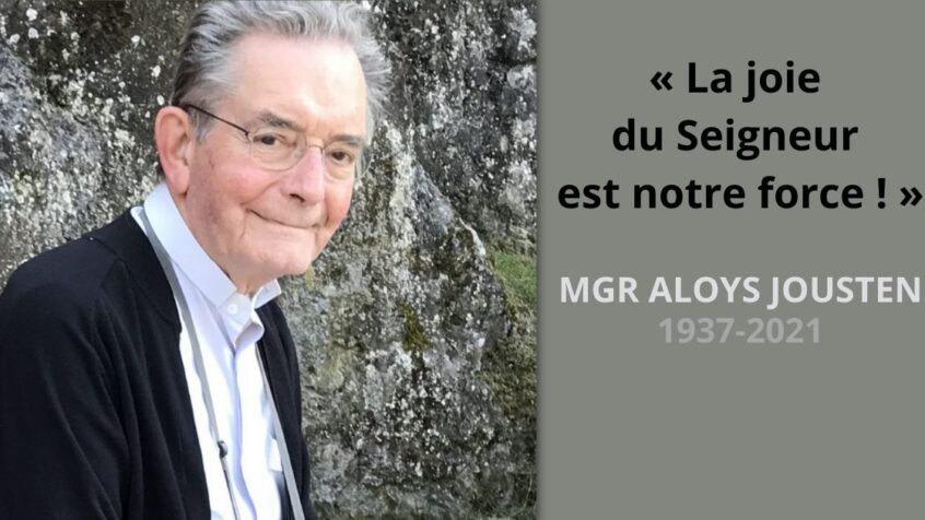 Mgr Aloys Jousten, évêque émérite de Liège, a rejoint le Seigneur