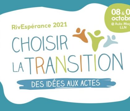 RivEspérance 2021 : les inscriptions sont ouvertes